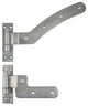 12" Curved Rail Hinge Kits, Galvanized, 12", Right