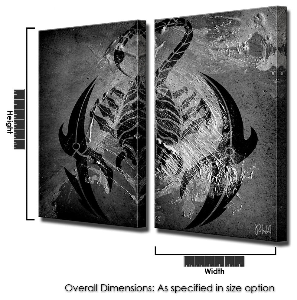 Born2BWild XI Canvas Wall Art, 2-Piece Set, 24"x12"