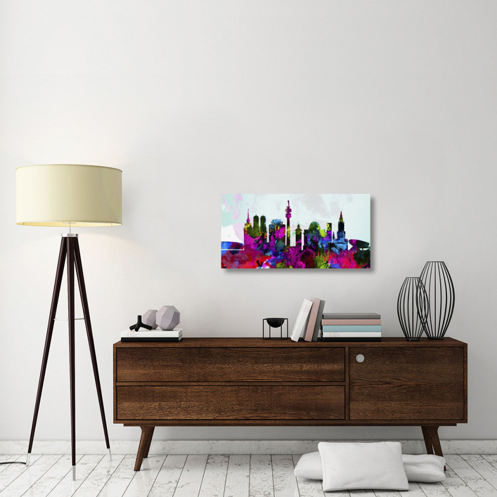 "Munich City Skyline" Fine Art Print