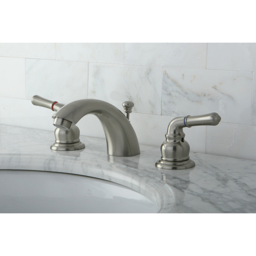 KB95X-P Mini-Widespread Bathroom Faucet, Brushed Nickel