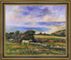 Henri Moret Horse in a MeadowFramed Premium Canvas Print, 16"x20"