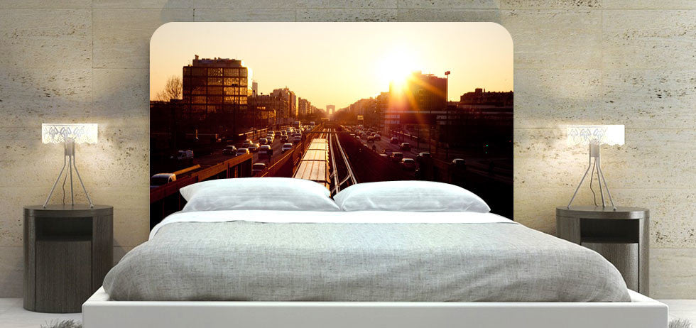 "Train In Paris" Headboard