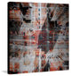 "Midday Confusion" Painting Print on Brushed Aluminum, 32"x32"