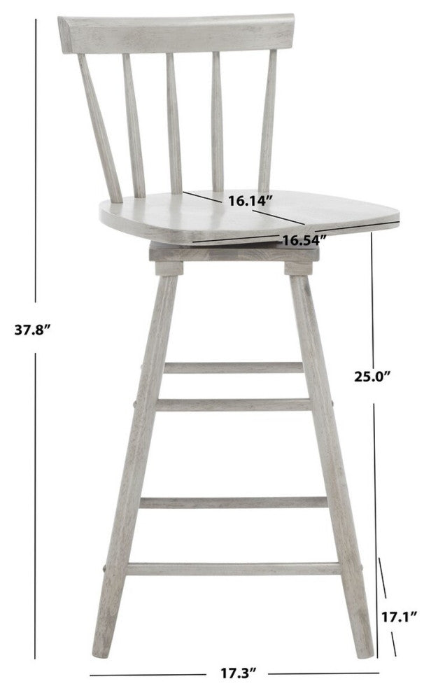 Safavieh Tage Swivel Counter Stool, Grey