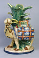 12" Ceramic Camel Vase, Green