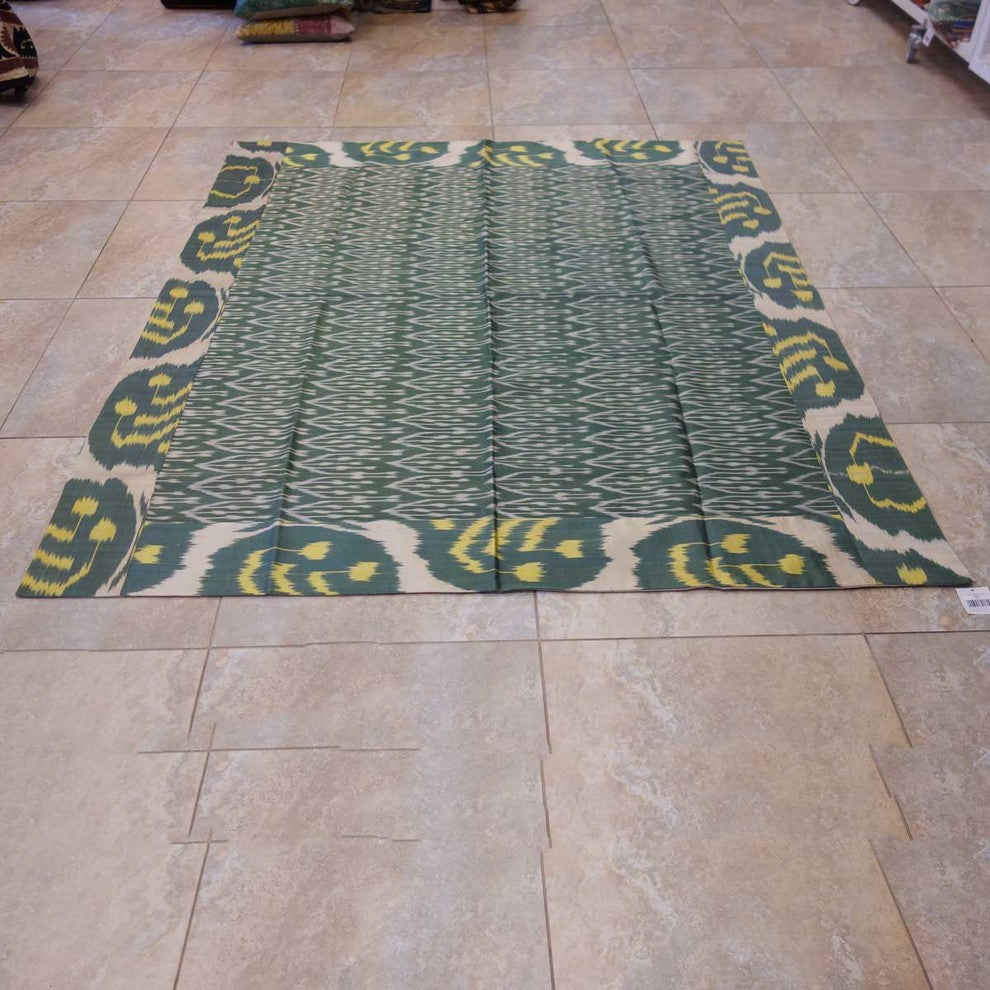 Decorative Silk Ikat Throw