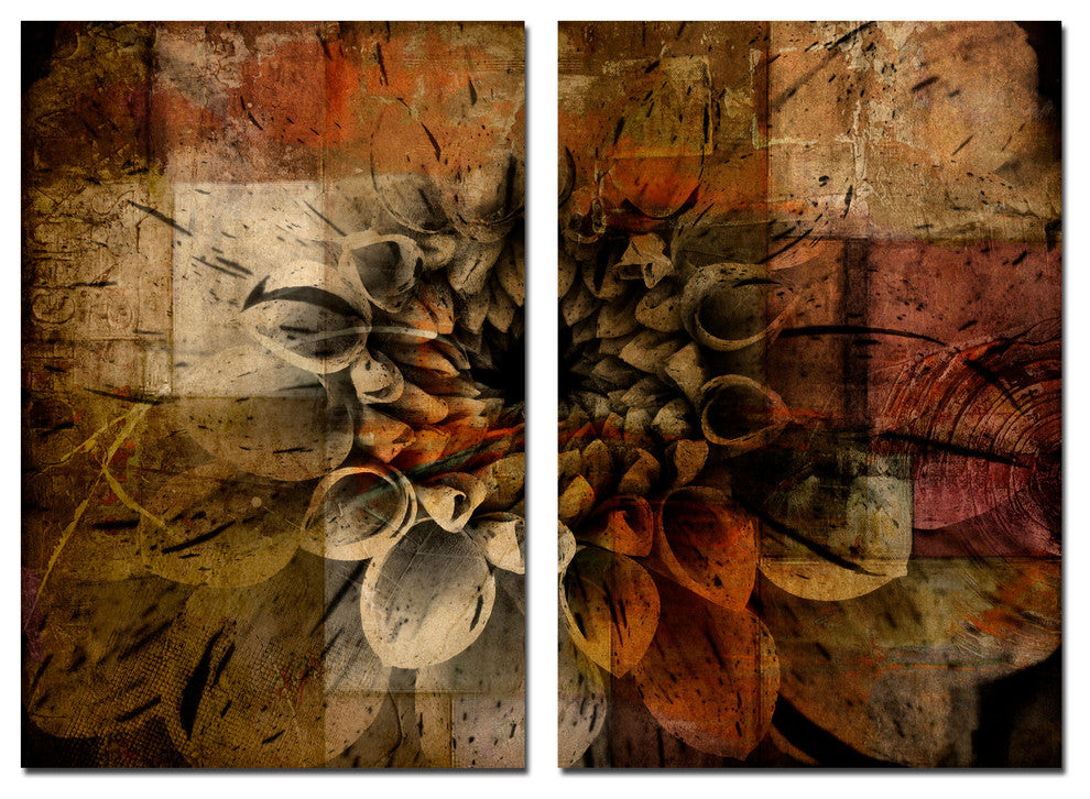 Daisy Canvas Wall Art, 2-Piece Set