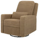 Sigi Recliner and Swivel Glider, Shearling, Cortado Shearling