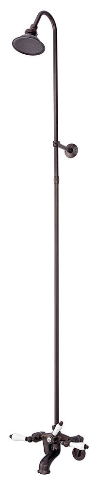 Cheviot Products 5100 Series Tub Filler W/ Shower, Lever Handles, Antique Bronze