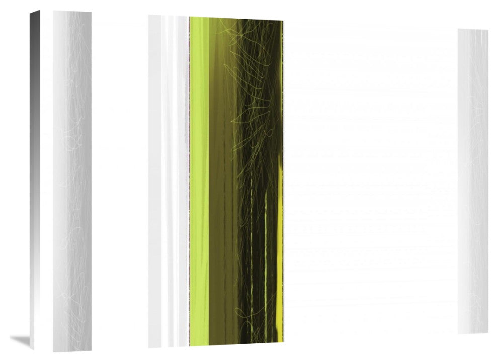 "Abstract Green On White" Fine Art Print