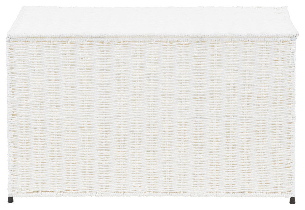 Large Woven Sturge Chest, Paper Rope, Arctic White