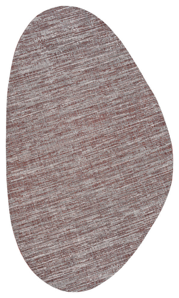 Callan Modern Rustic Abstract Indoor/Outdoor Shaped Area Rug