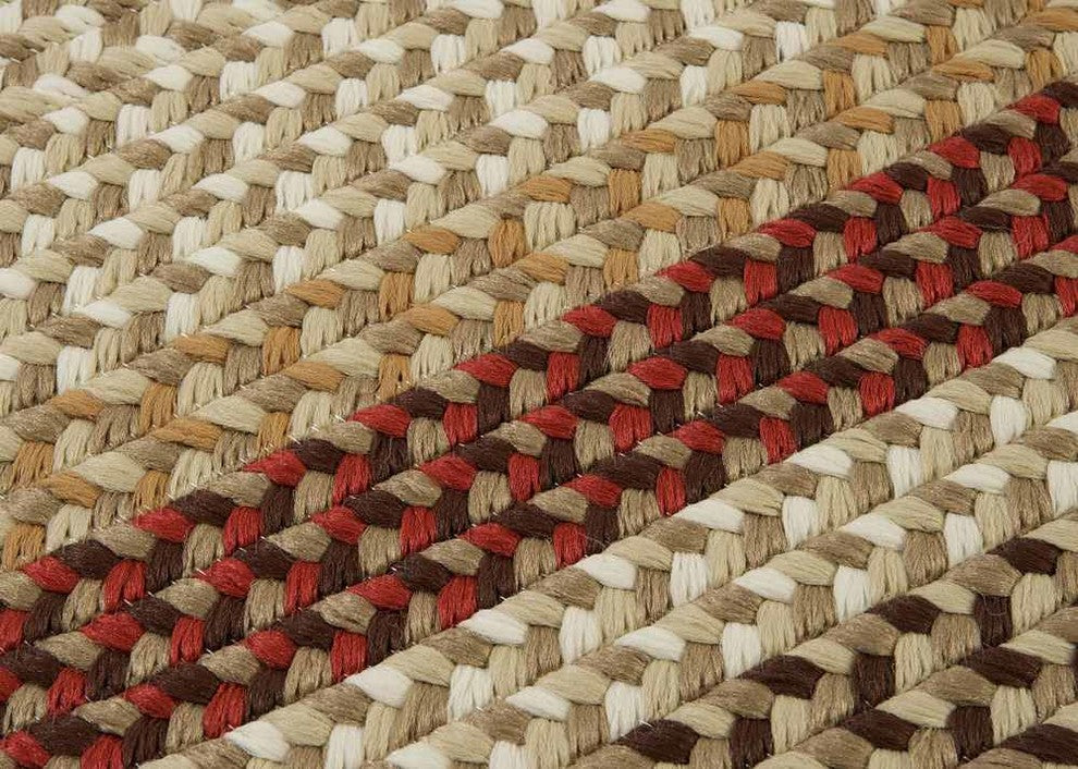 Burmingham Rug, Brick Brown, 2'x3'
