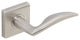 Air-Stream Lever, Half Passage, LH, Satin Stainless Steel, 2-3/8" Backset