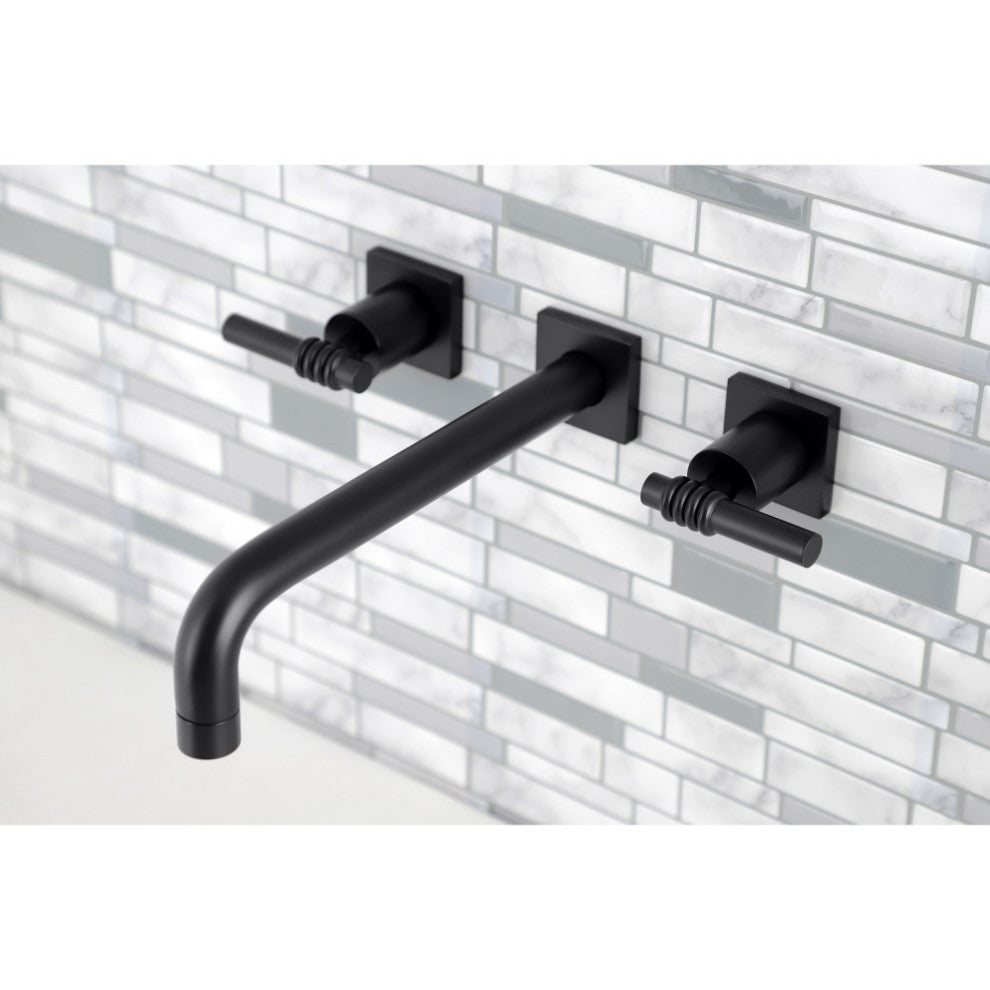 KS6020ML Wall Mount Tub Faucet, Matte Black
