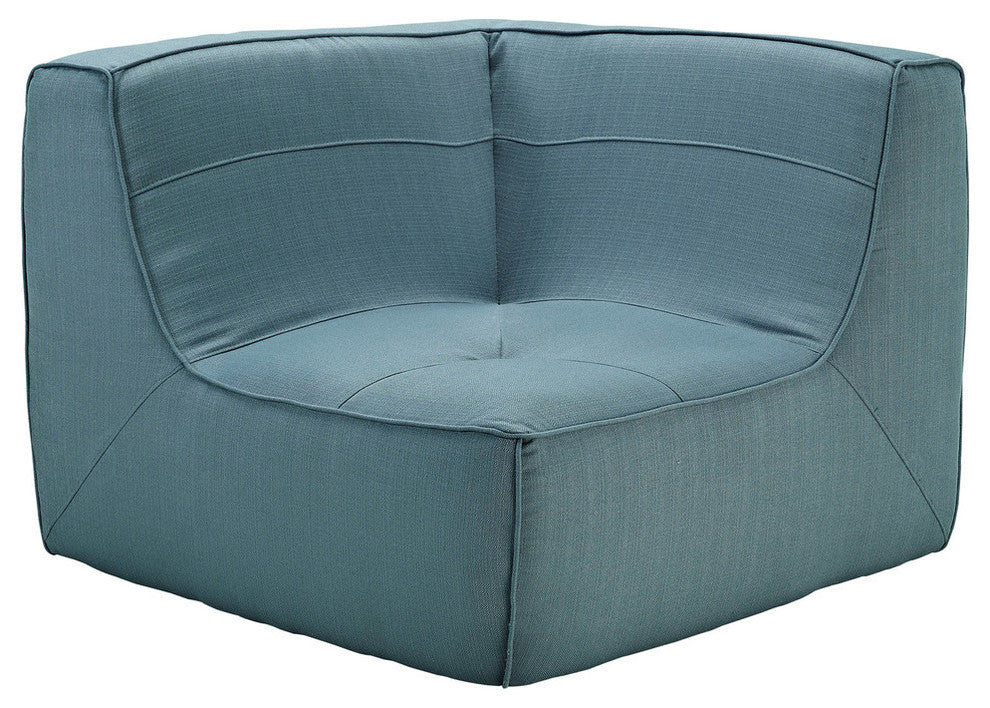 Modern Contemporary Living Room 4-Piece SetUpholstered Sectional Sofa Set Sea