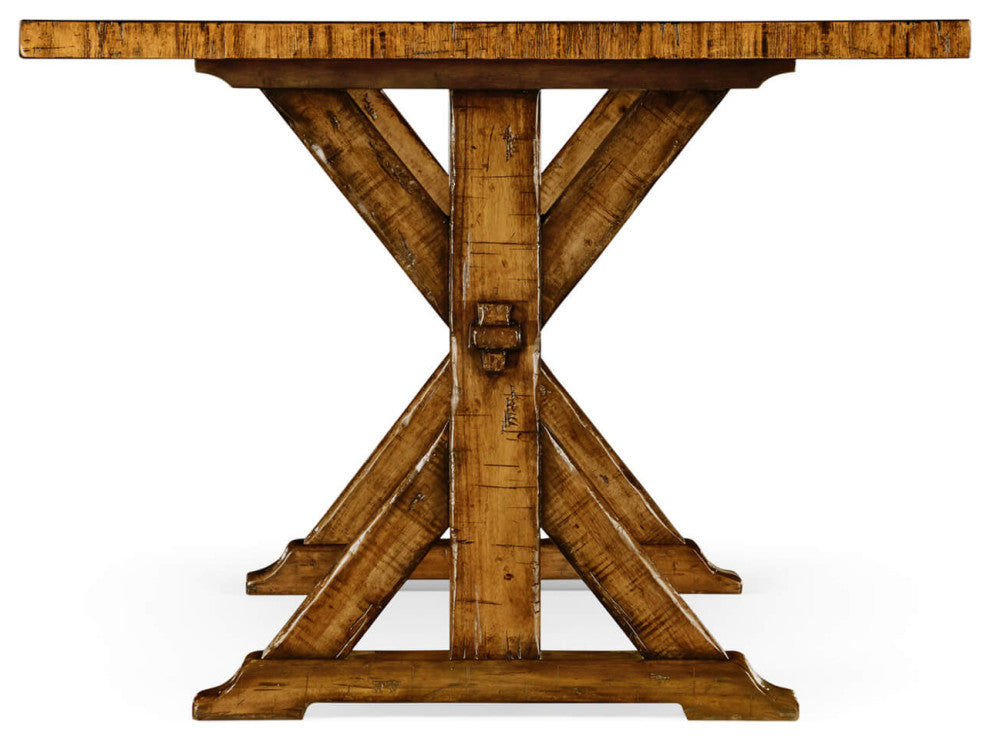 Rustic Country Walnut Refectory Dining Table