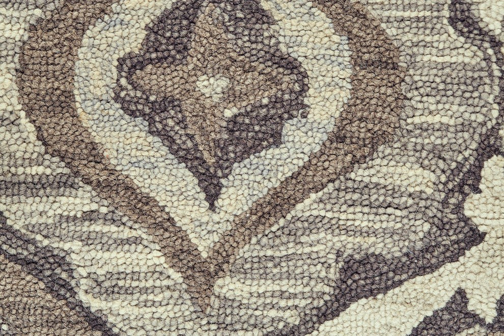 Weave & Wander Calendra Rug, Ivory/Gray, 5'x8'