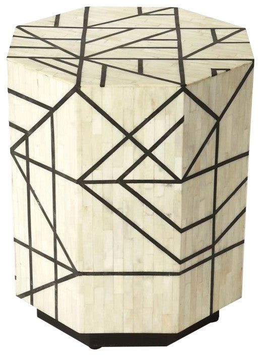 Bone Inlay Bunching Table, Multi-Color
