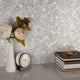 Conchella Penny Mosaic Wall Tile, White