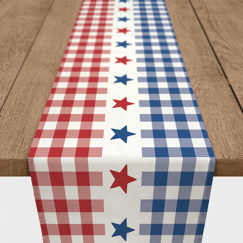 Buffalo Check Stars 16x90 Table Runner