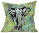 Amy Smith The Tough Elephant Throw Pillow, 16"x16"