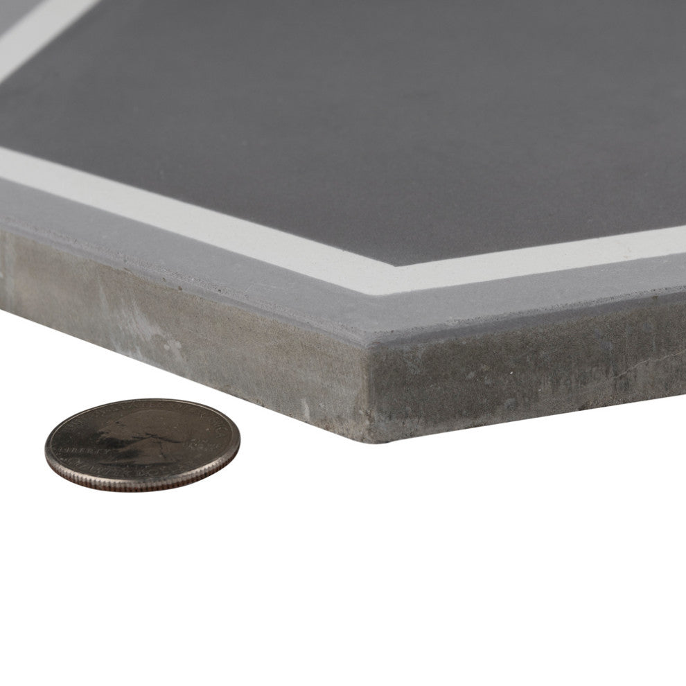 Cemento Hex Holland Strait Cement Floor and Wall Tile