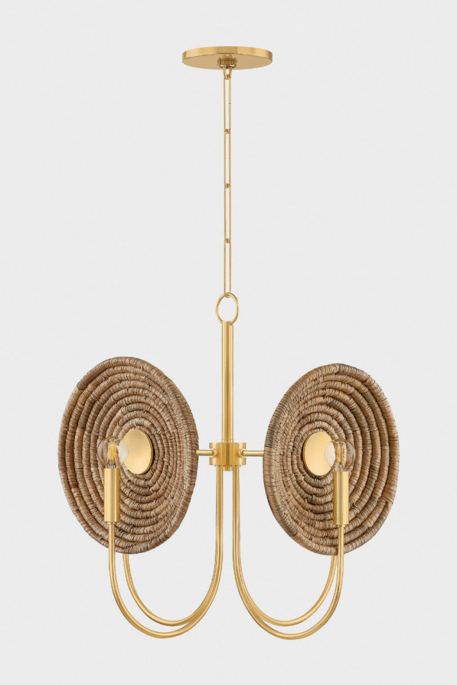 Mitzi Ashby Chandelier Aged Brass