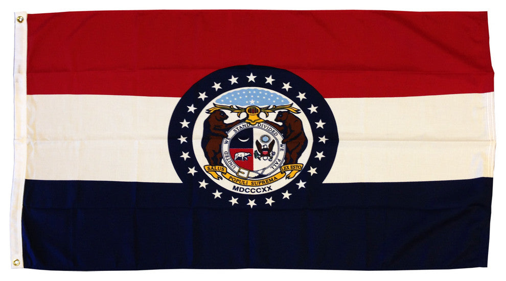 Missouri, 3'x5' Heavy Duty 2-Ply Polyester Flag