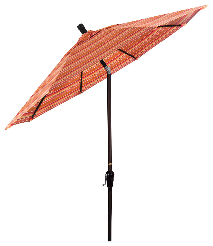 9' Aluminum Umbrella Auto Tilt Bronze, Dolce Mango