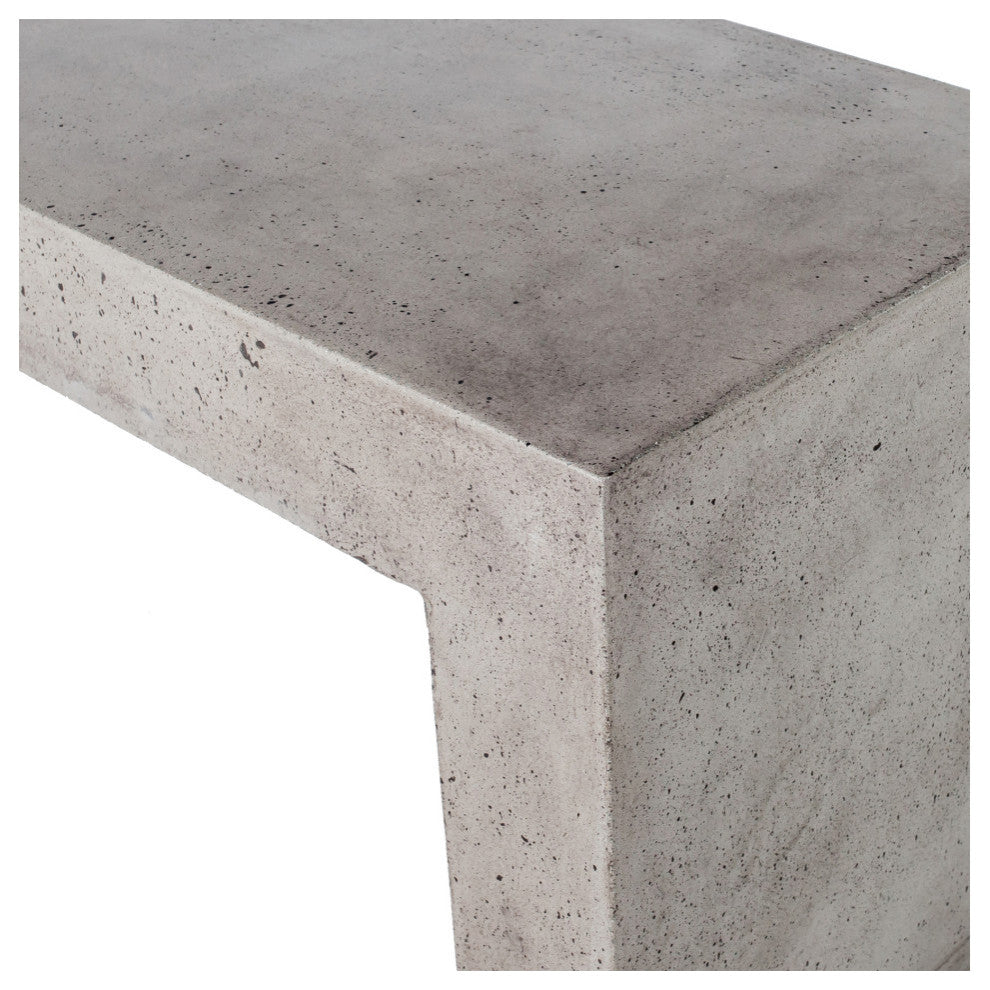 Lazarus Outdoor Bench Grey