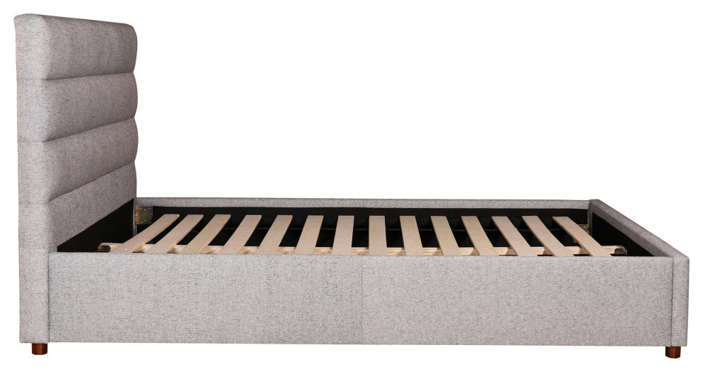 Takio King Bed Light Grey