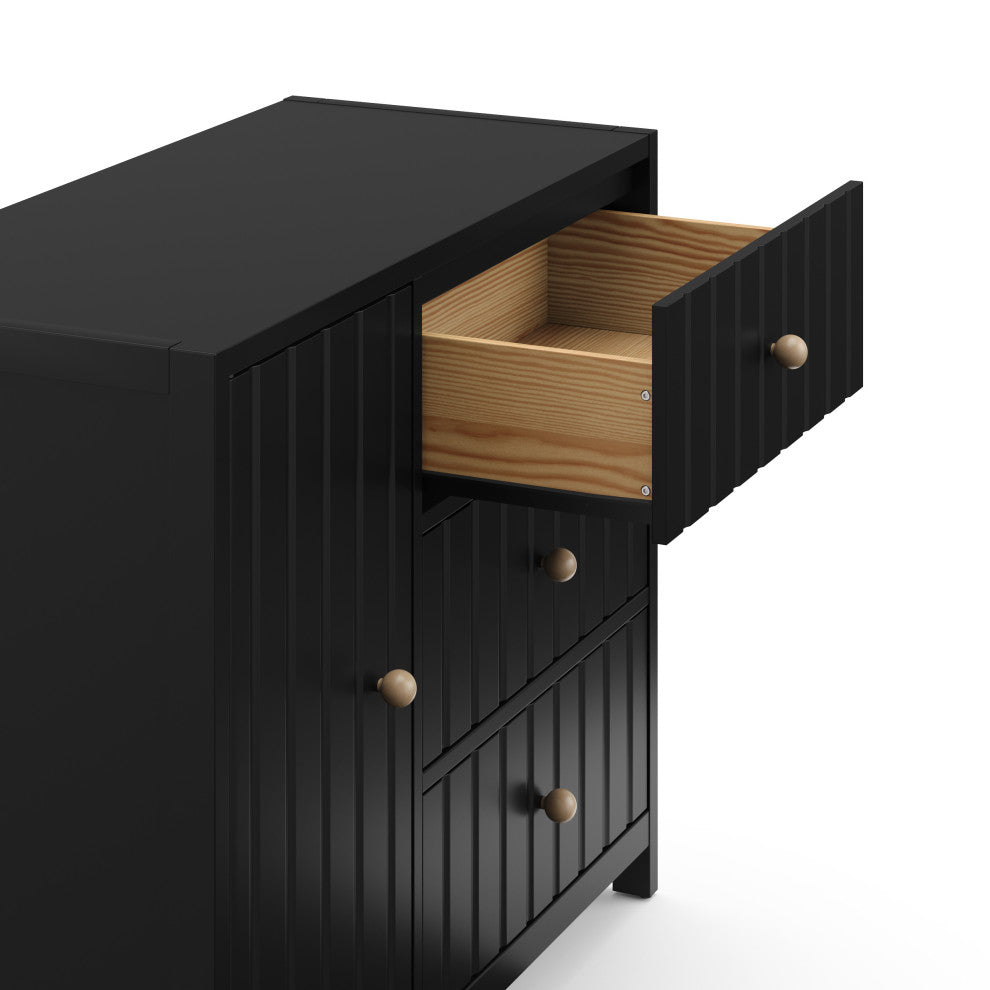 Graco Teddi Drawer Combo Dresser, Black