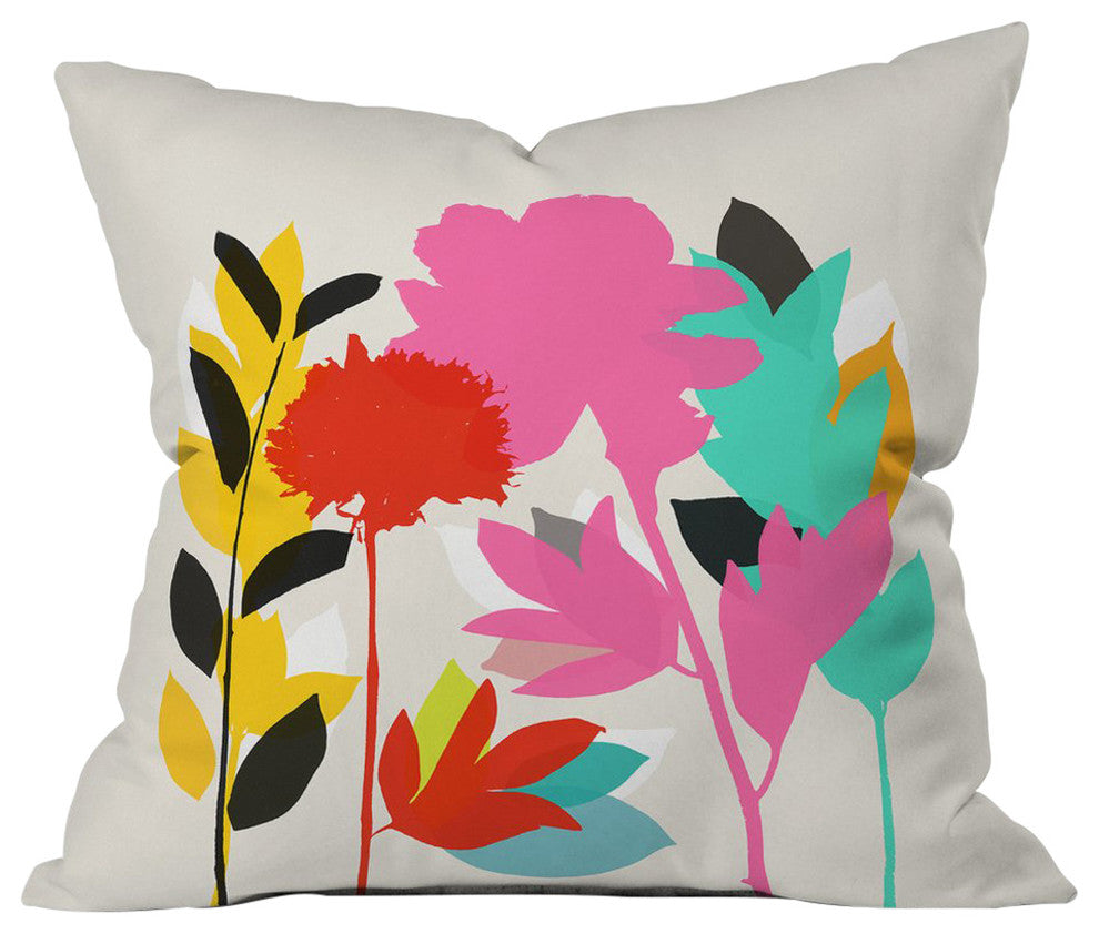 Garima Dhawan Peony 1 Throw Pillow, 16"x16"