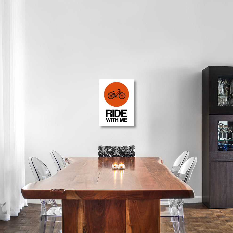 "Ride With Me Circle Poster 1" Fine Art Print