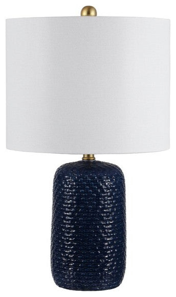 Safavieh Huxley Ceramic Table Lamp Navy Blue