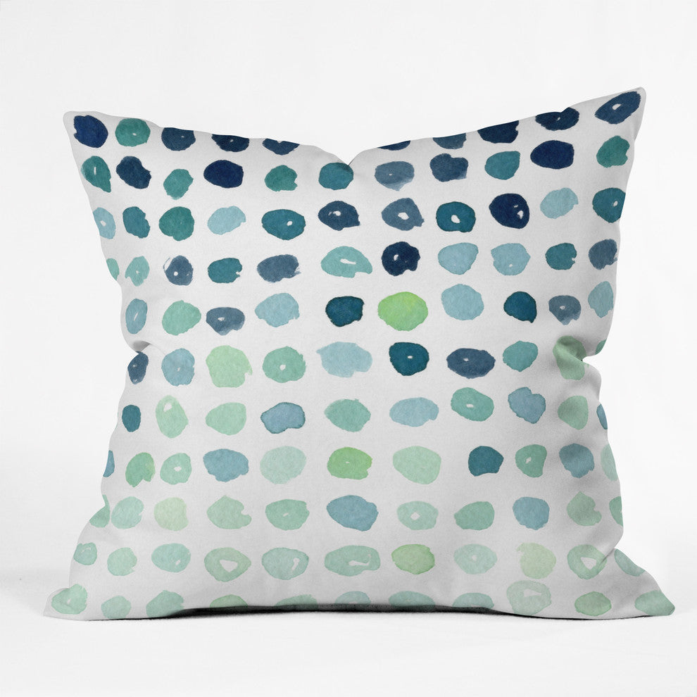 Social Proper Fallen Throw Pillow, 18"x18"