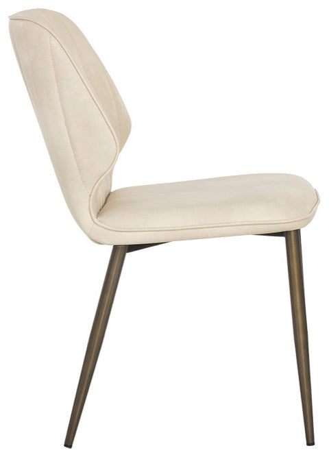 Clinton Dining Chair, Bronze, Bravo Cream, Set of 2