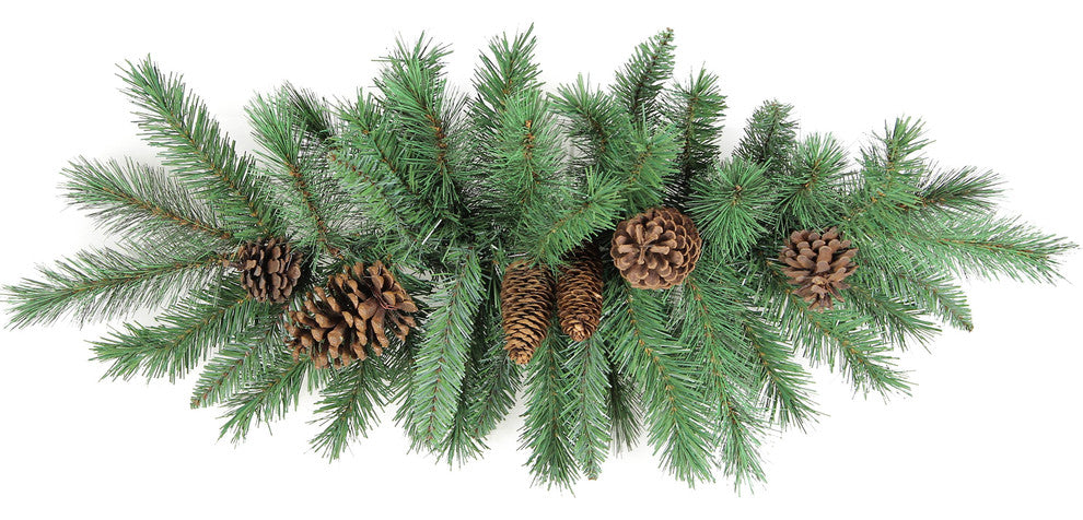 45 Tips Christmas Pine Swag with Natural Pine Cone