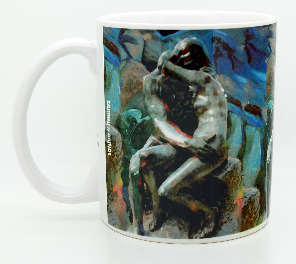 Rodin "The Kiss" Mug Art by Mark Lewis