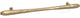 Pull 9" cc, Black Contemporary Bronze and Stainless Steel Bar Pull