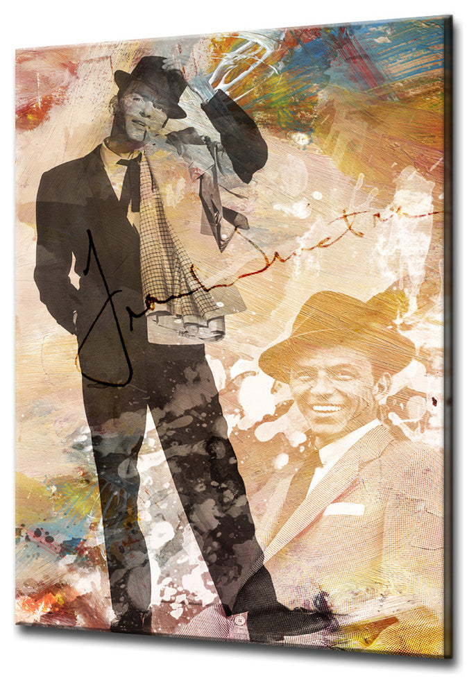 Iconic Frank Sinatra' Acrylic ArtPlexi by Ready2HangArt