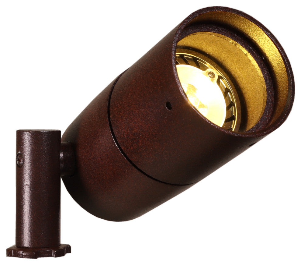 LED Low Voltage Directional Bullet Light in Rust Finish-BPL103RSTLED