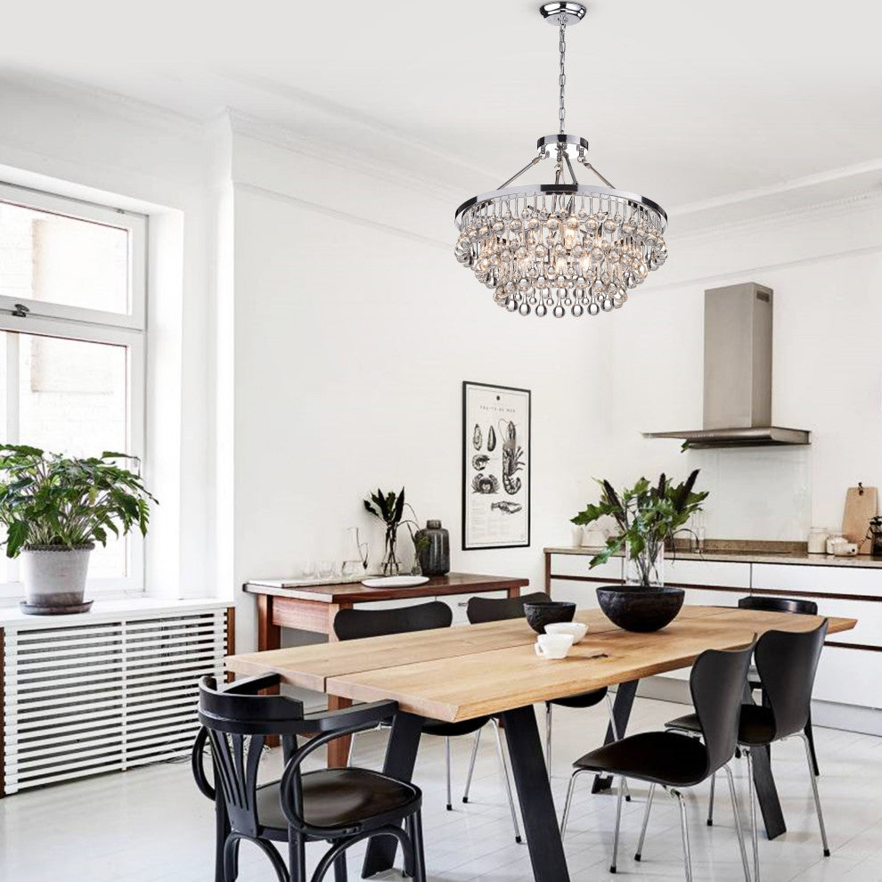 Artin 9-Light Crystal Chandelier