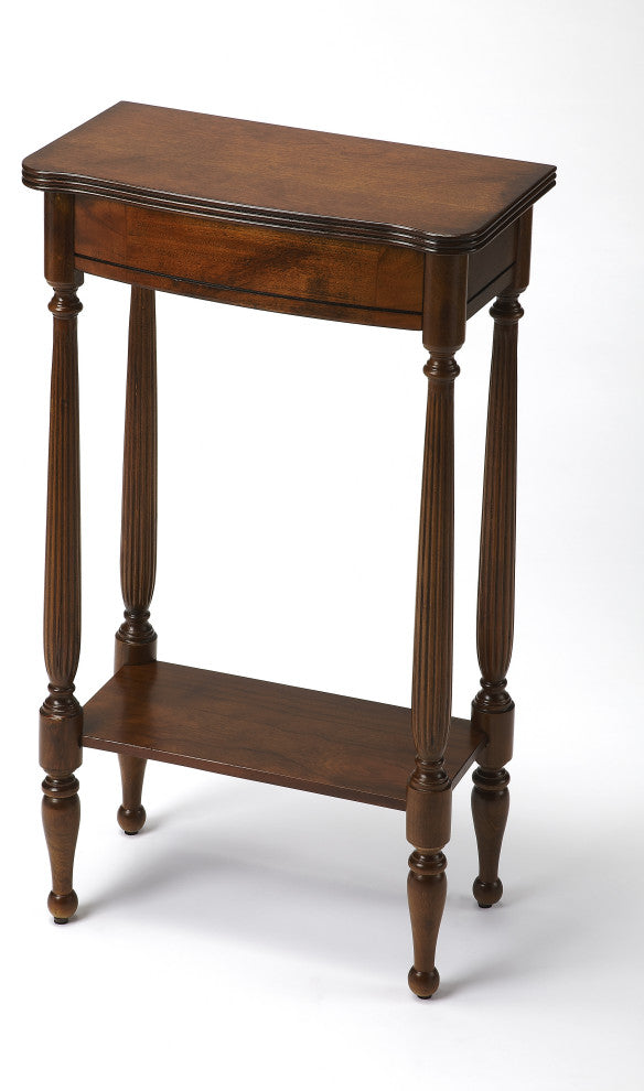Whitney Console Table, Medium Brown