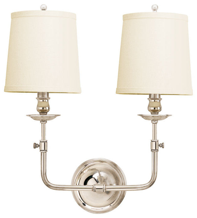 Hudson Valley 172-PN, 2 Light Wall Sconce
