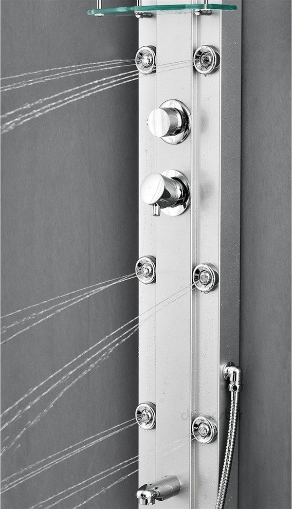 Nanaimo Aluminium Rain Fall Shower Panel Set