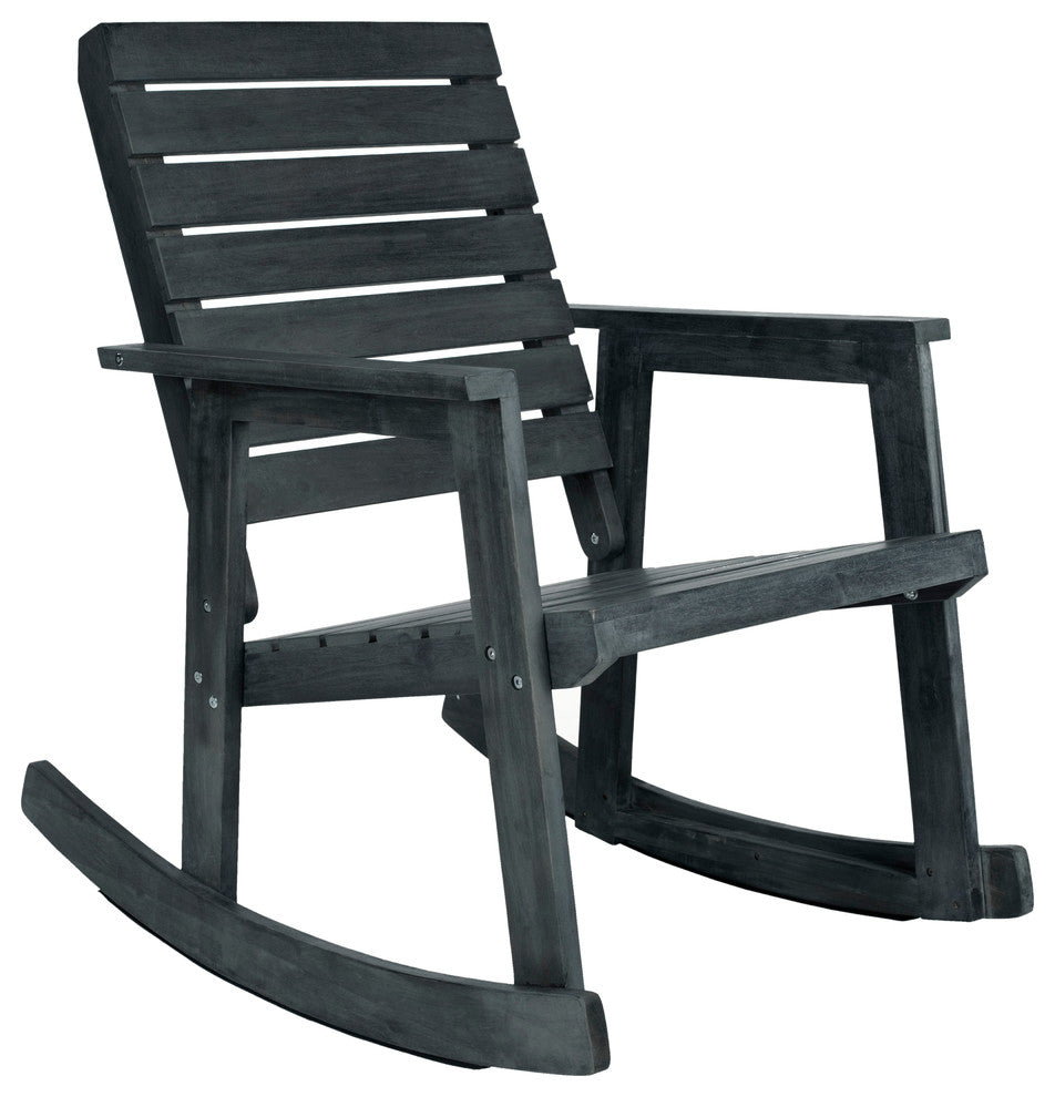 Safavieh Alexei Rocking Chair, Dark Slate Gray