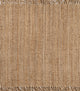 Para Hand Woven Area Rug, Natural, 7' Square