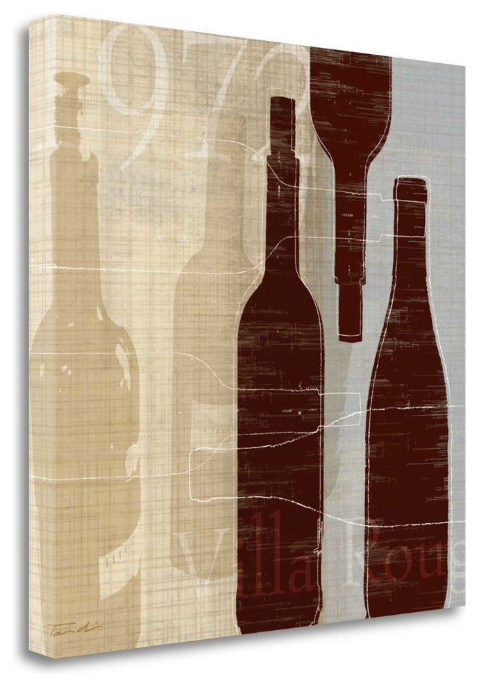 "Bordeaux I" By Tandi Venter, Giclee Print on Gallery Wrap Canvas, Ready to Hang